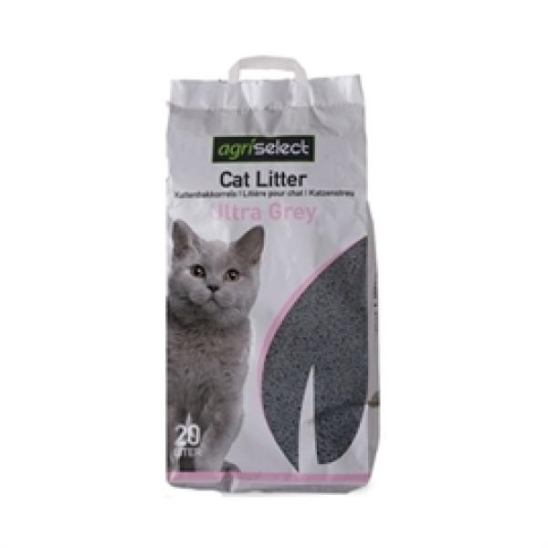 Katzenstreu Ultragrau 20 Liter Agriselect